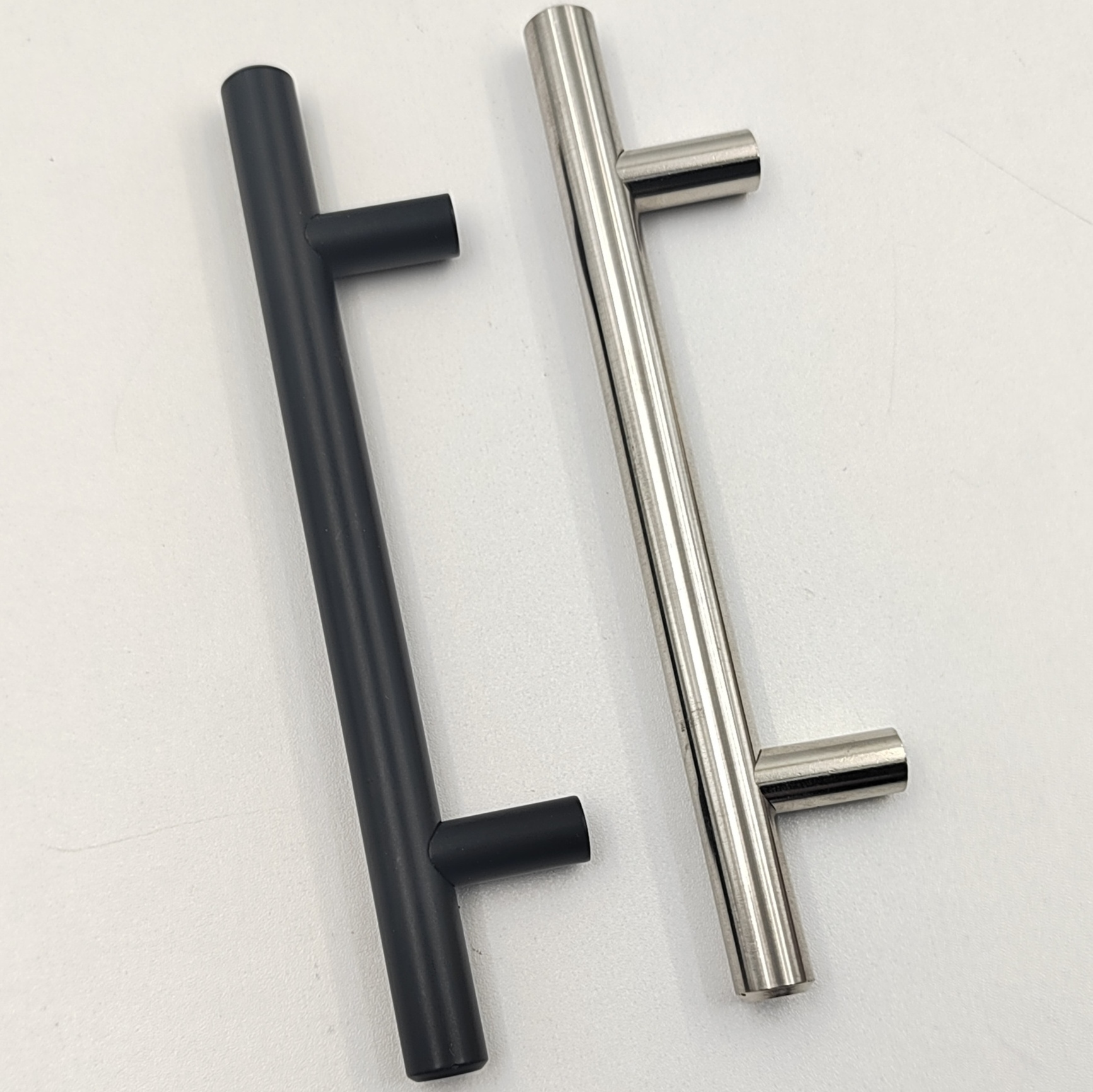 Drawer Furniture Pull T-bar Handle  252mm iron kitchen cabinet handles black metal kitchen cabinets furniture wardrobe handle