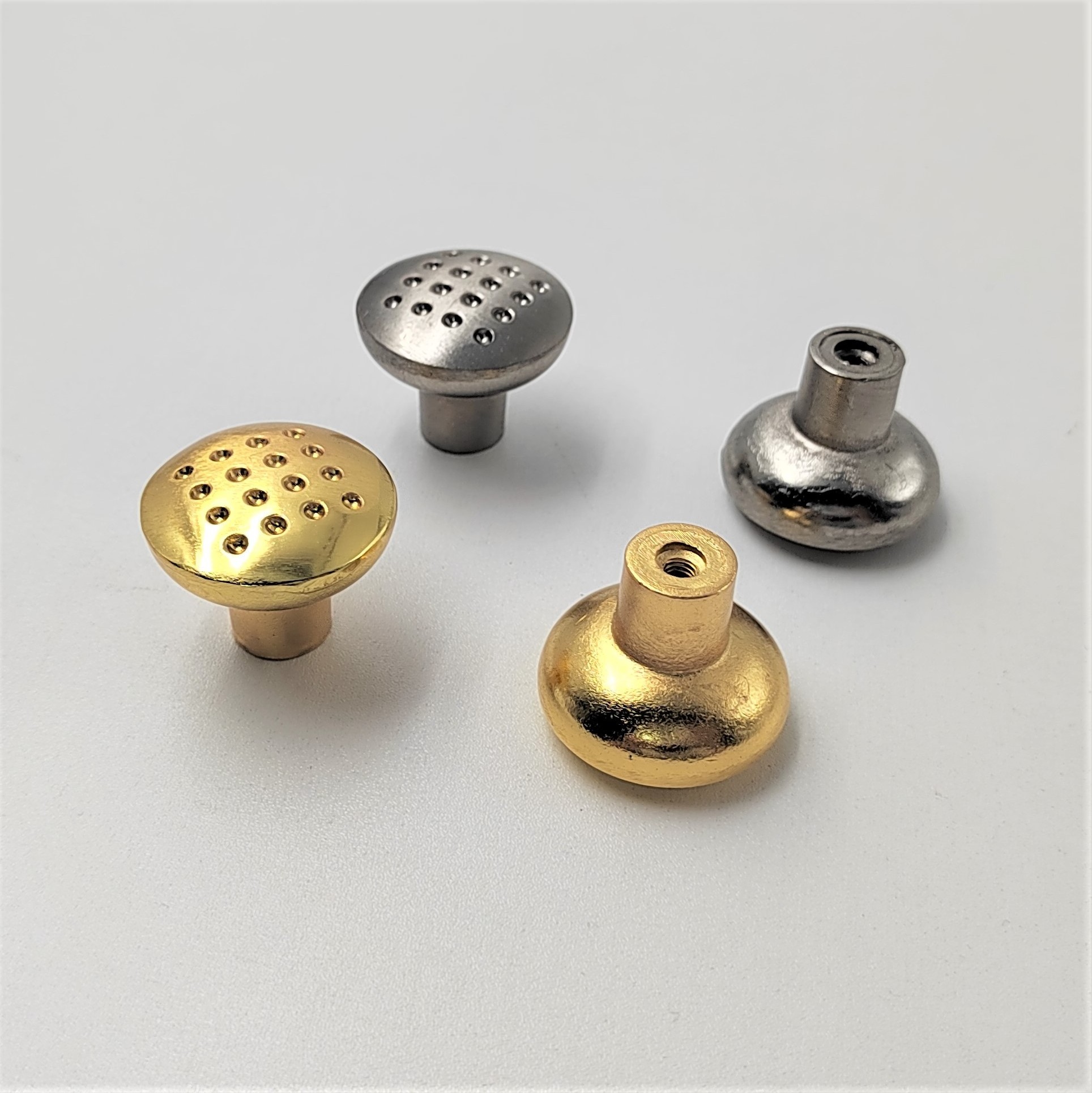 Cabinet Pull Knob Chest Drawer Brass Plated  furniture knobs kitchen cabinet knob and handle round gold drawer handle