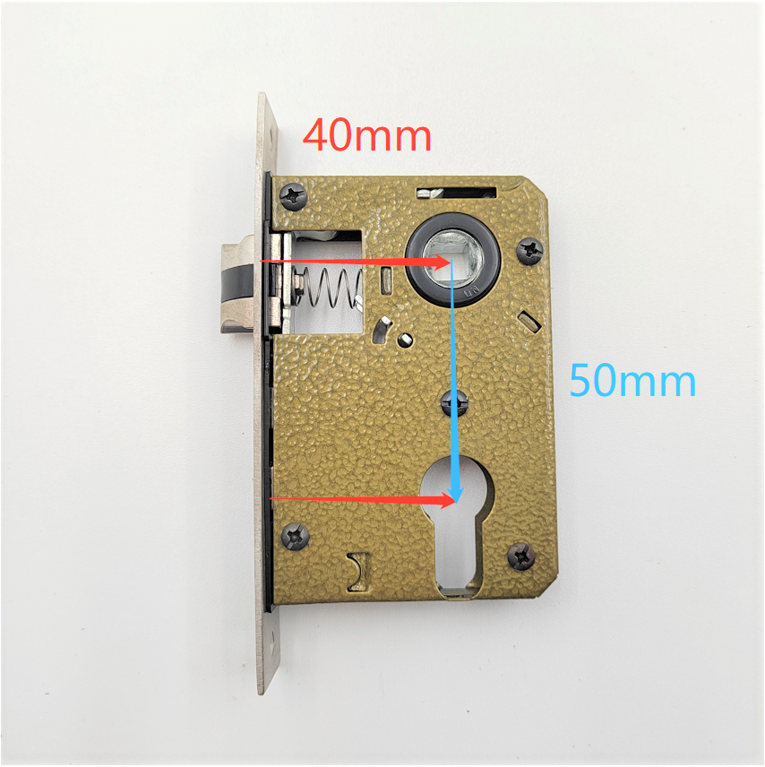 Mechanical Stainless Steel Lever door Lock and Steel Door Handle Lock Panel Door Lock