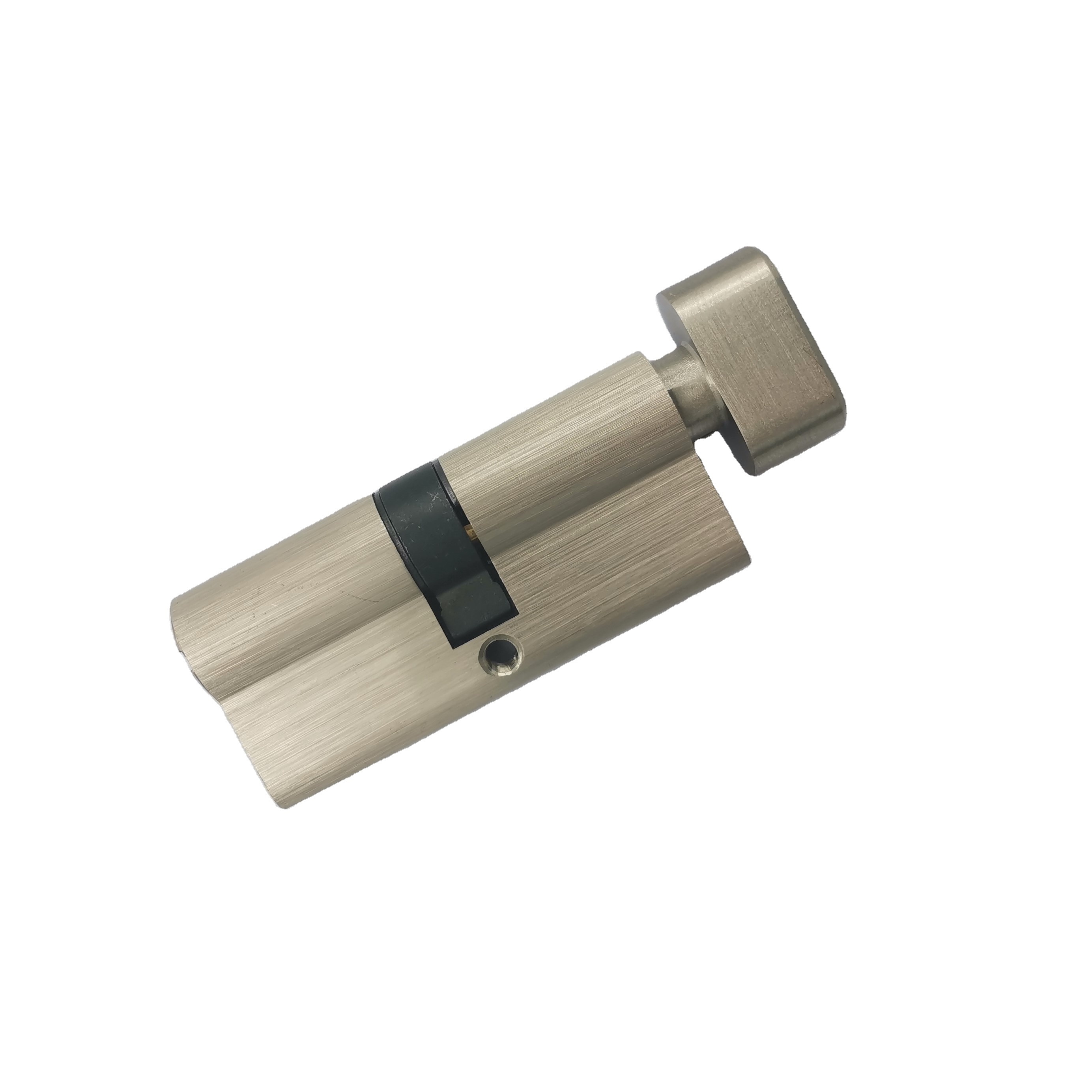 70mm One side knob one side high security key mortise brass safe lock cylinder with thumb turn