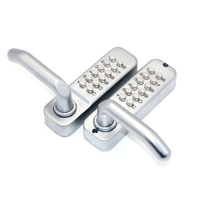 Numerical  door keypad lock push button hotel door handle lock with keypad keyless pin code door lock