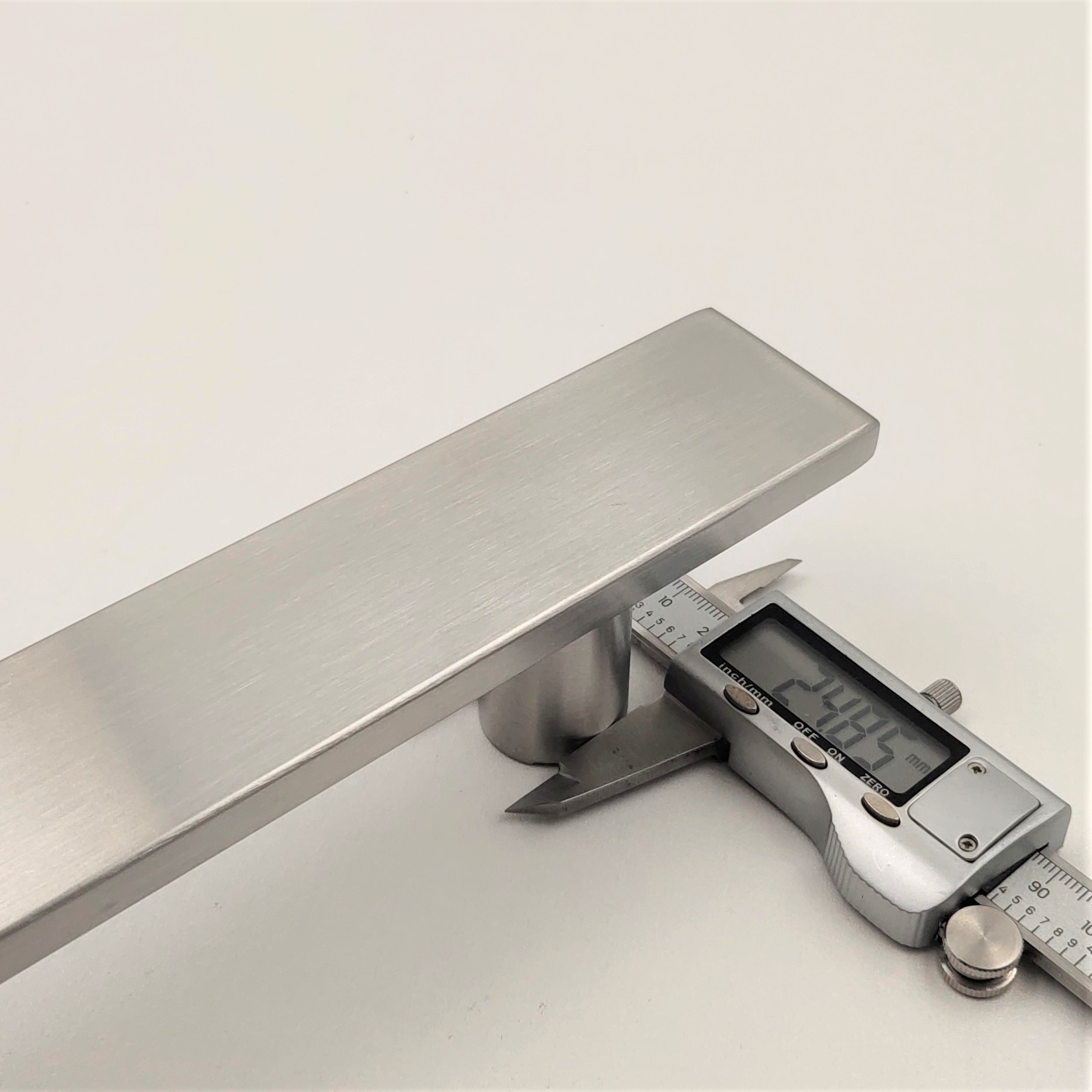 32 Inch Stainless Steel 800mm Satin Silver Handle Sided Push Pull Door Handle For Glass Wooden Door