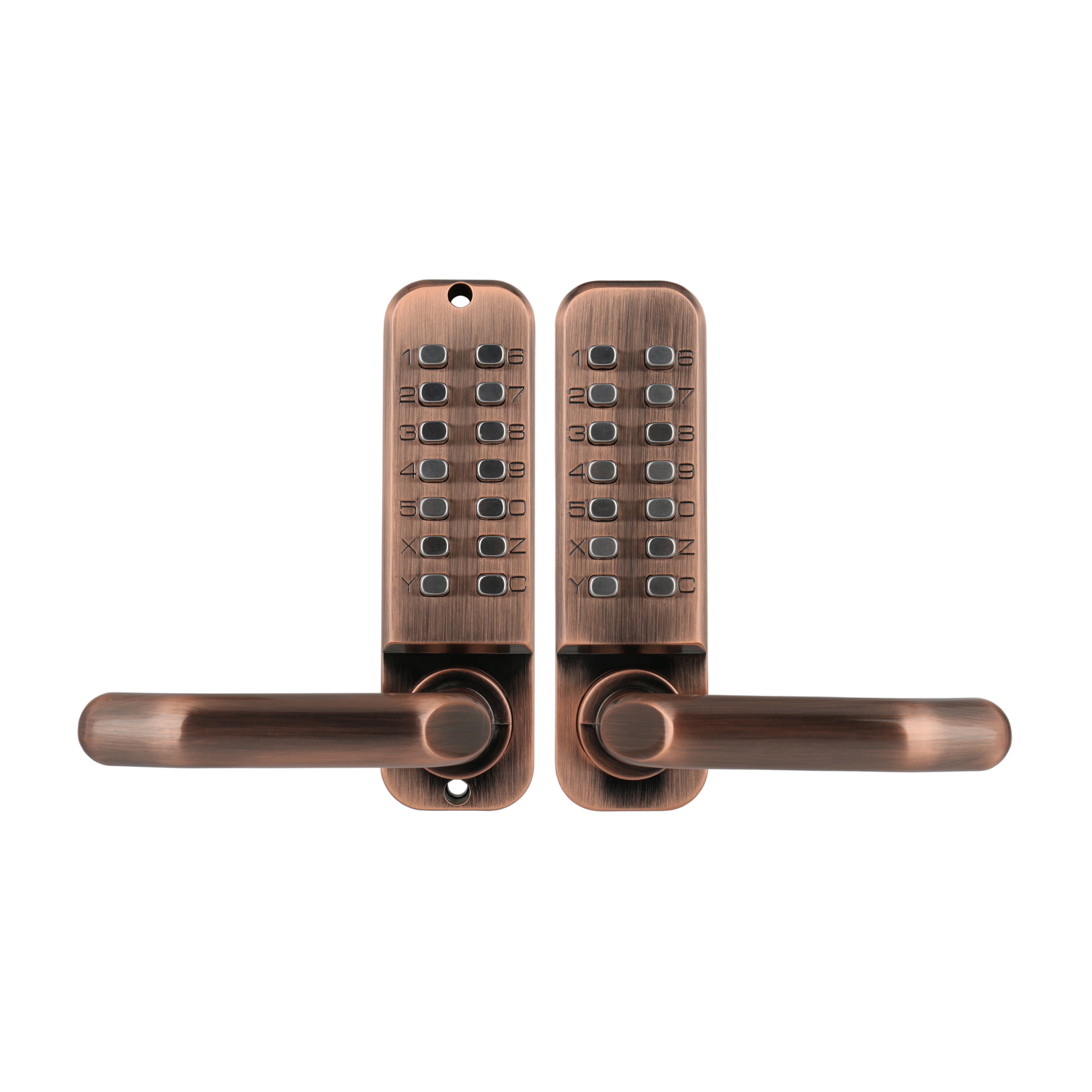 mechanical code lock keys pin code keypad door lock the door with pin code pin lock door