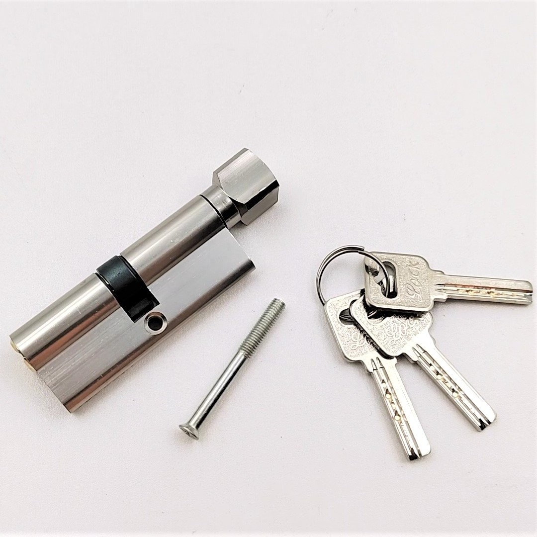 high-quality Economic Aluminium Alloy 70mm Single Opened Door Handle Lock Cylinder Key