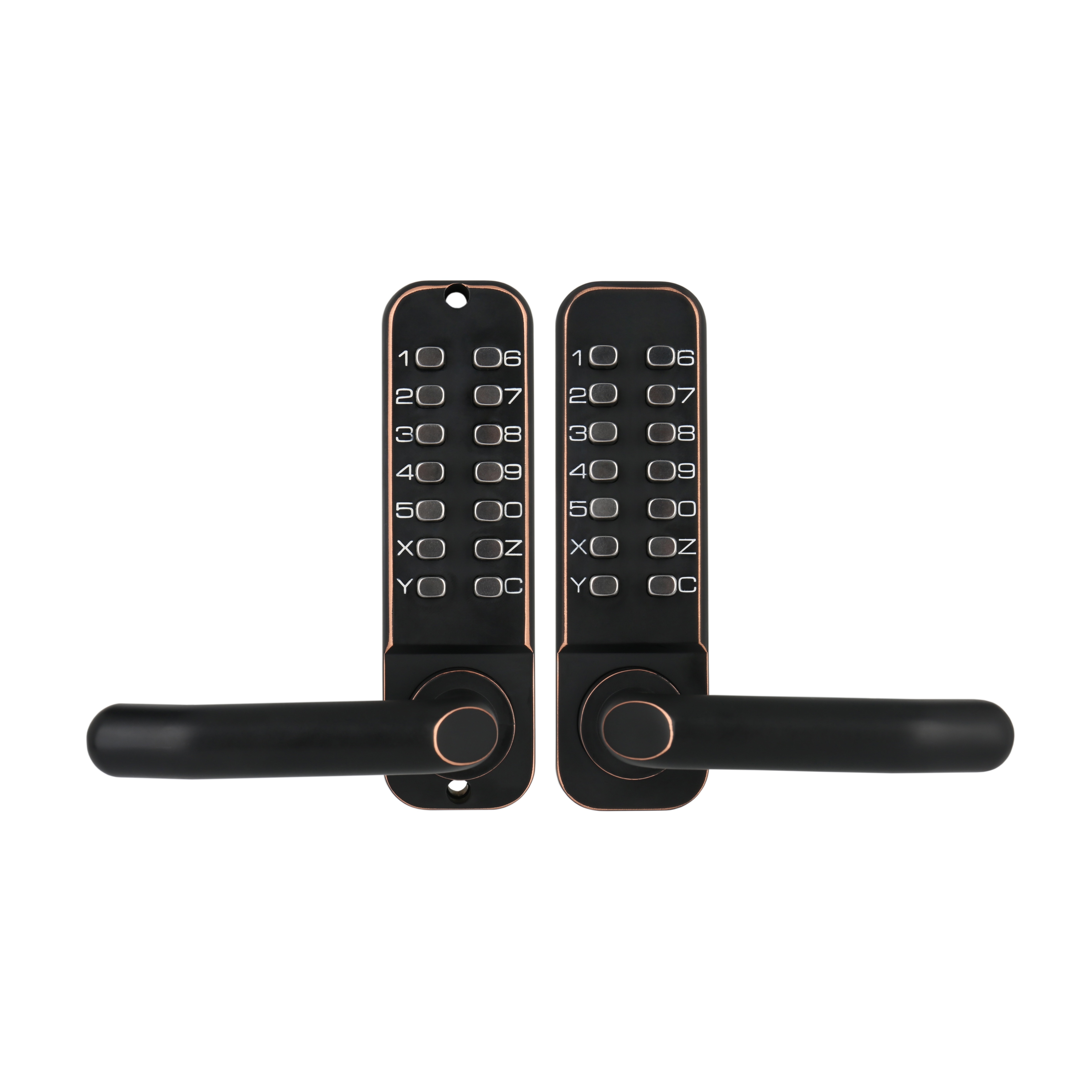 mechanical code lock keys pin code keypad door lock the door with pin code pin lock door