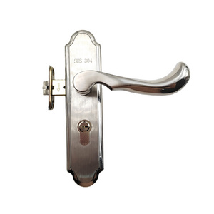 Bedroom Minimalist Interior Door Handle Lock Household Mute Door Lock Mechanical Key Lock