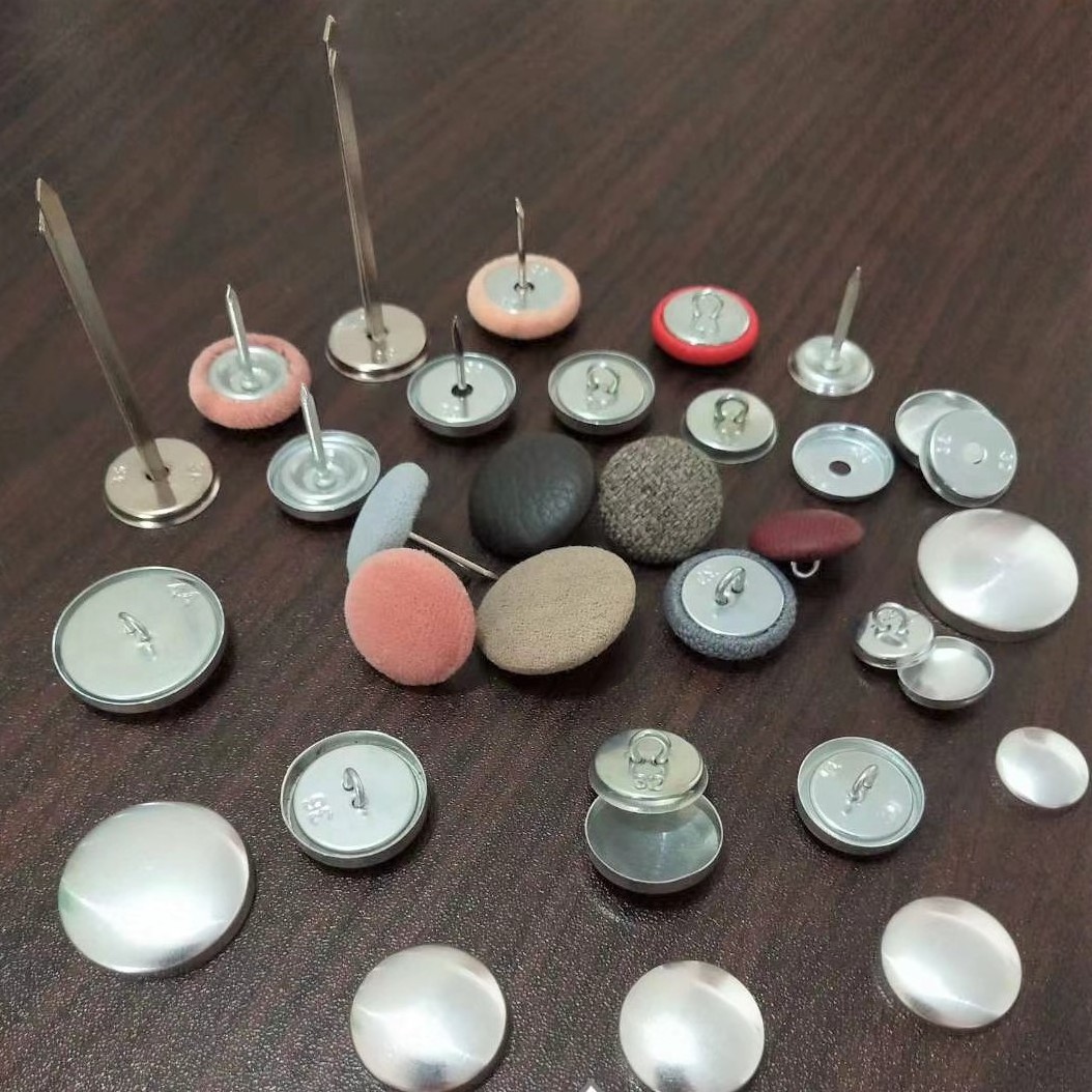 Good-looking Sofa Leather Button Decorative Nails Fabric Covered Buttons for Sofas