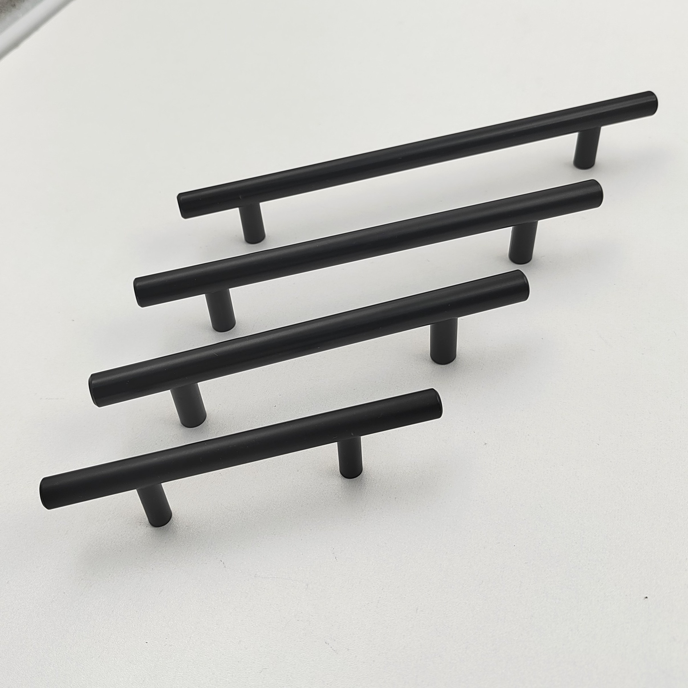 Drawer Furniture Pull T-bar Handle  252mm iron kitchen cabinet handles black metal kitchen cabinets furniture wardrobe handle