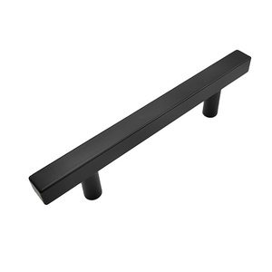 customized  Furniture wardrobe handle 10inch matte black cabinet handles furniture hardware