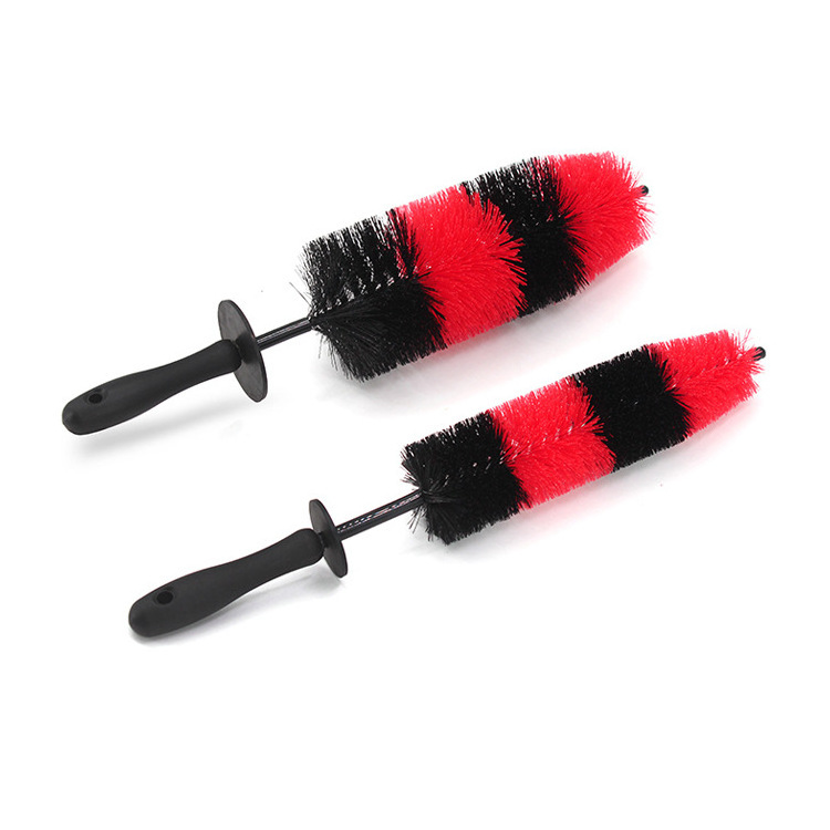 Soft Bristle Long Auto Motorcycle Bicycle Car Care Cleanings Master Rim Tire Detailing Brush Car Wheel Brush