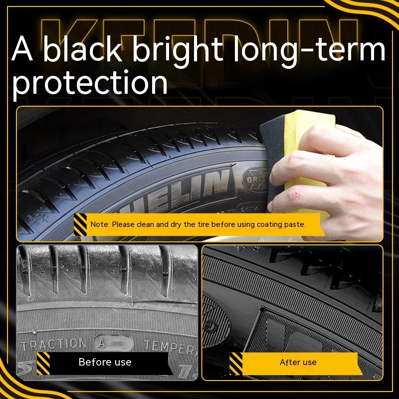 Professional Car Care Products Tire Shine Coating Wax Tyre Mounting Paste