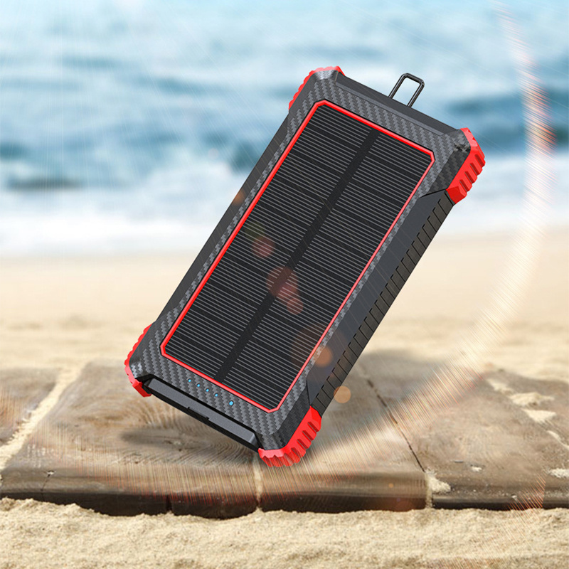 Wholesale Solar Power Bank 80000mah 10000mah 20000mah Customize Logo For Iphone 12 13 Solar Power Bank 5000mah