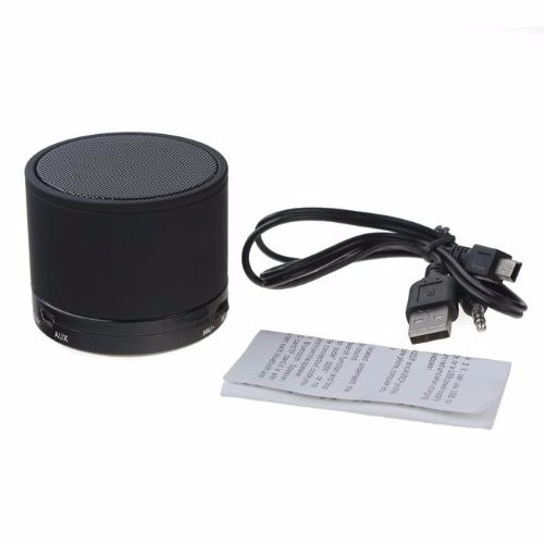 Christmas gift metal mini portable wireless sound speaker with Mic TF card FM radio AUX MP3 music play