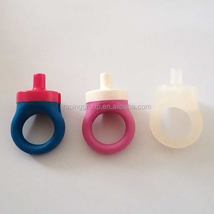 Injection overmolded cute and new design parts