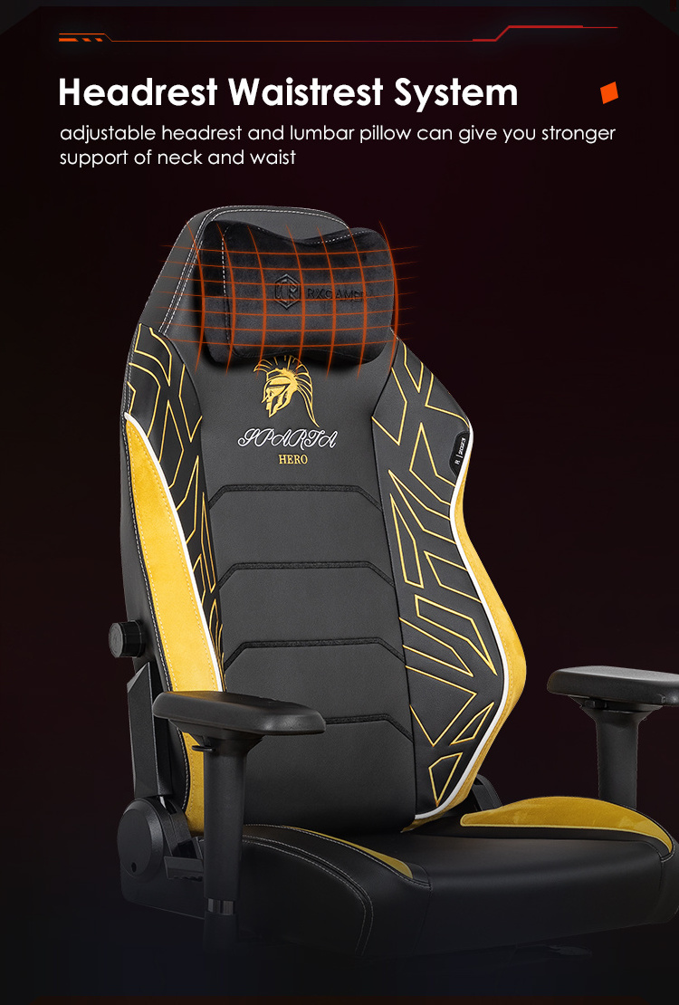 Unique design pu leather swivel recliner racer plus size gaming chairs magnetic pillow gamer chair