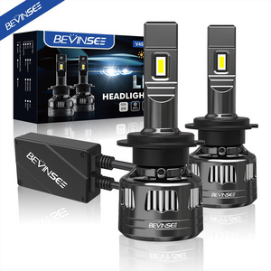 Bevinsee Super Bright Low Beam Led Headlight Bulbs Led H4 H7 Auto Car H1 H3 9005 9006 H11 H7 Led Headlights