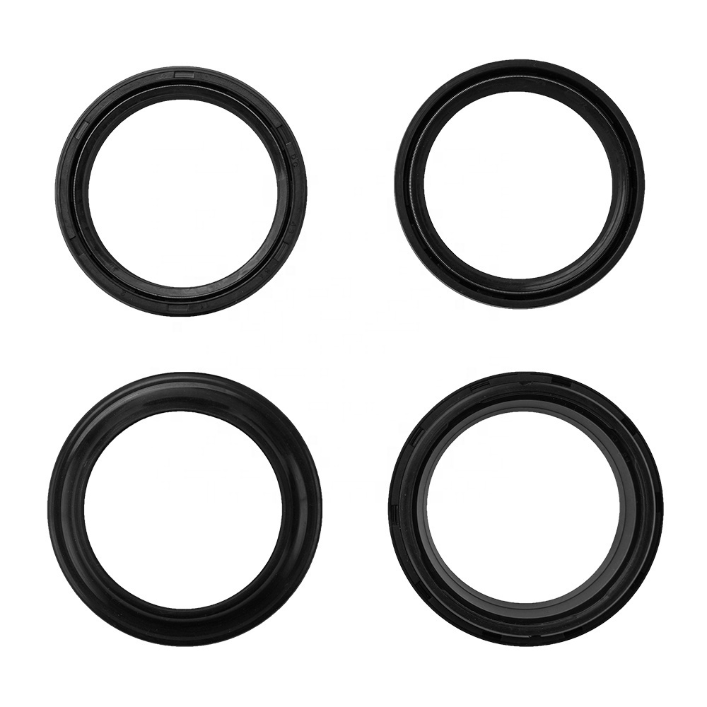 NiceCNC 4pcs Fork Oil Seal Dust Wiper Seals Kit Set for Honda CMX250C Rebel 1985-2013