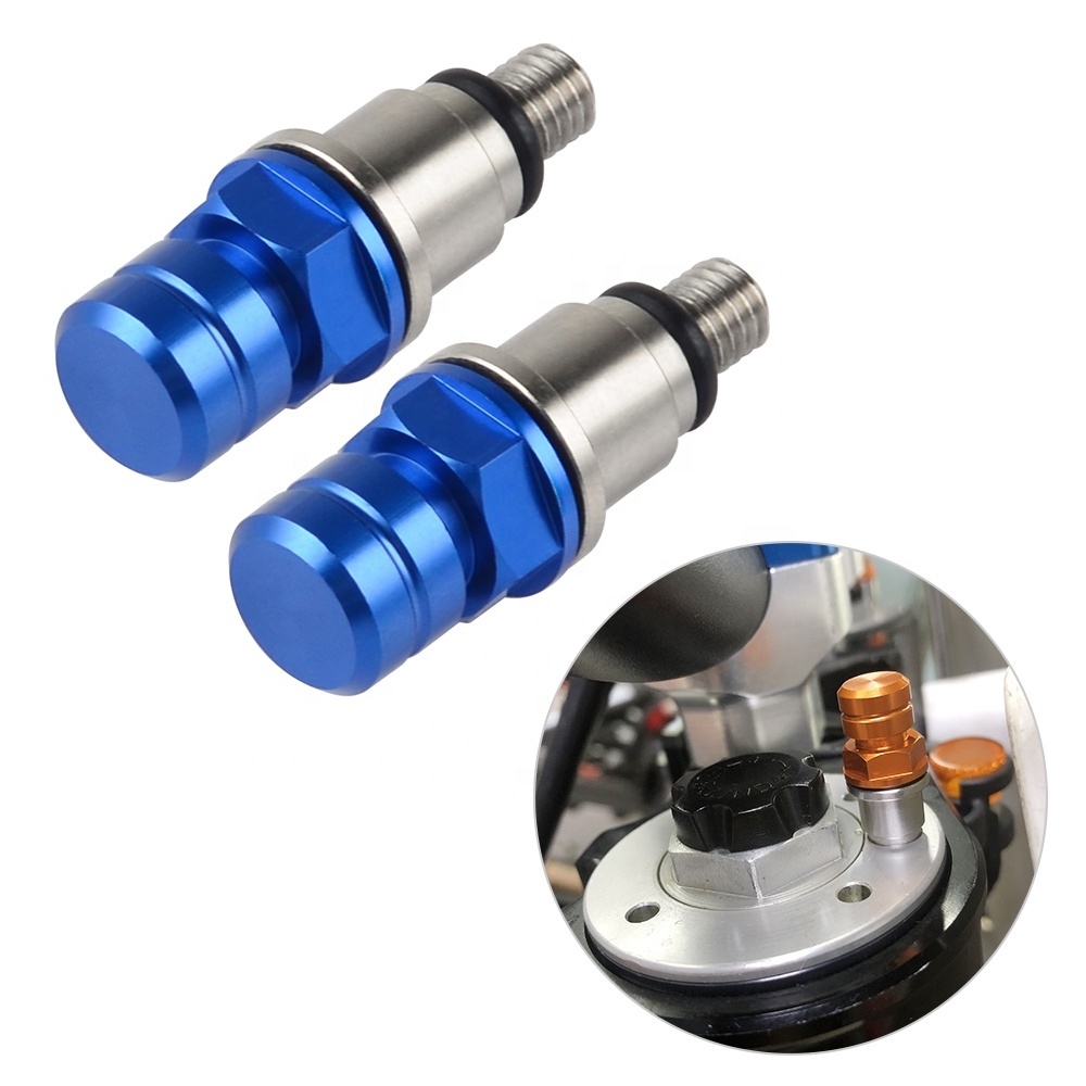 NiceCNC Dirt Bikes M5x0.8 Fork Air Bleeder Valves For Yamaha YZ450FX YZ250X 2016-2020 YZ250 YZ80/85 1993-2020