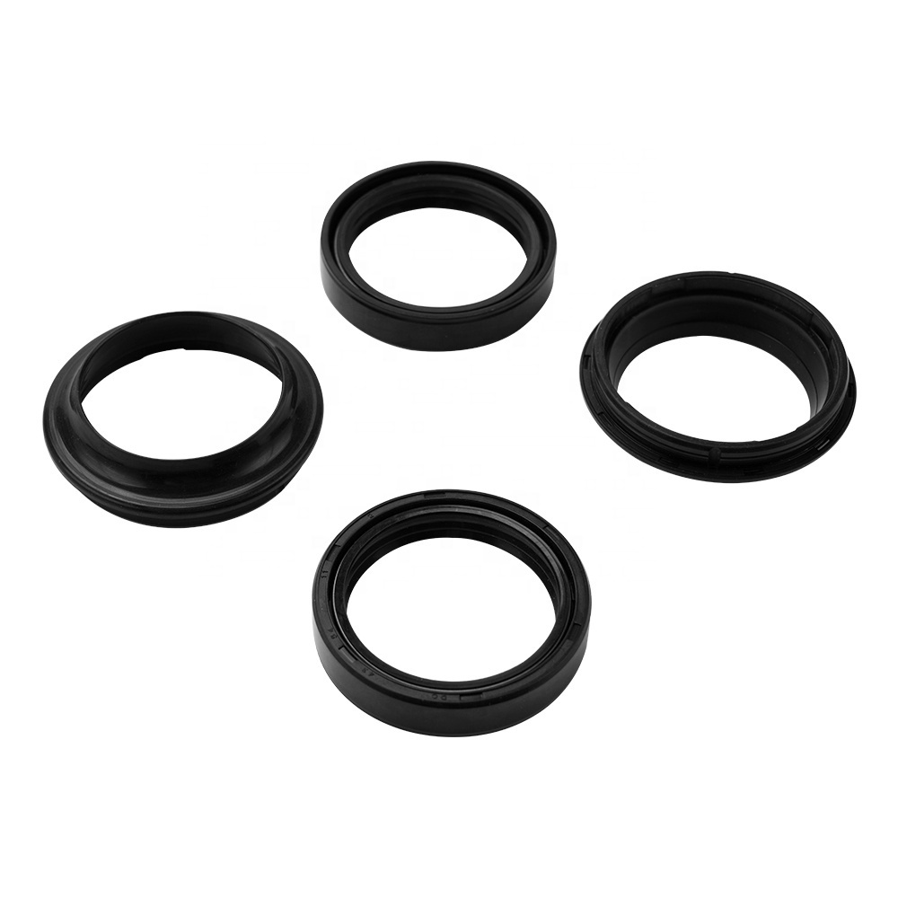 NiceCNC 4pcs Fork Oil Seal Dust Wiper Seals Kit Set for Honda CMX250C Rebel 1985-2013