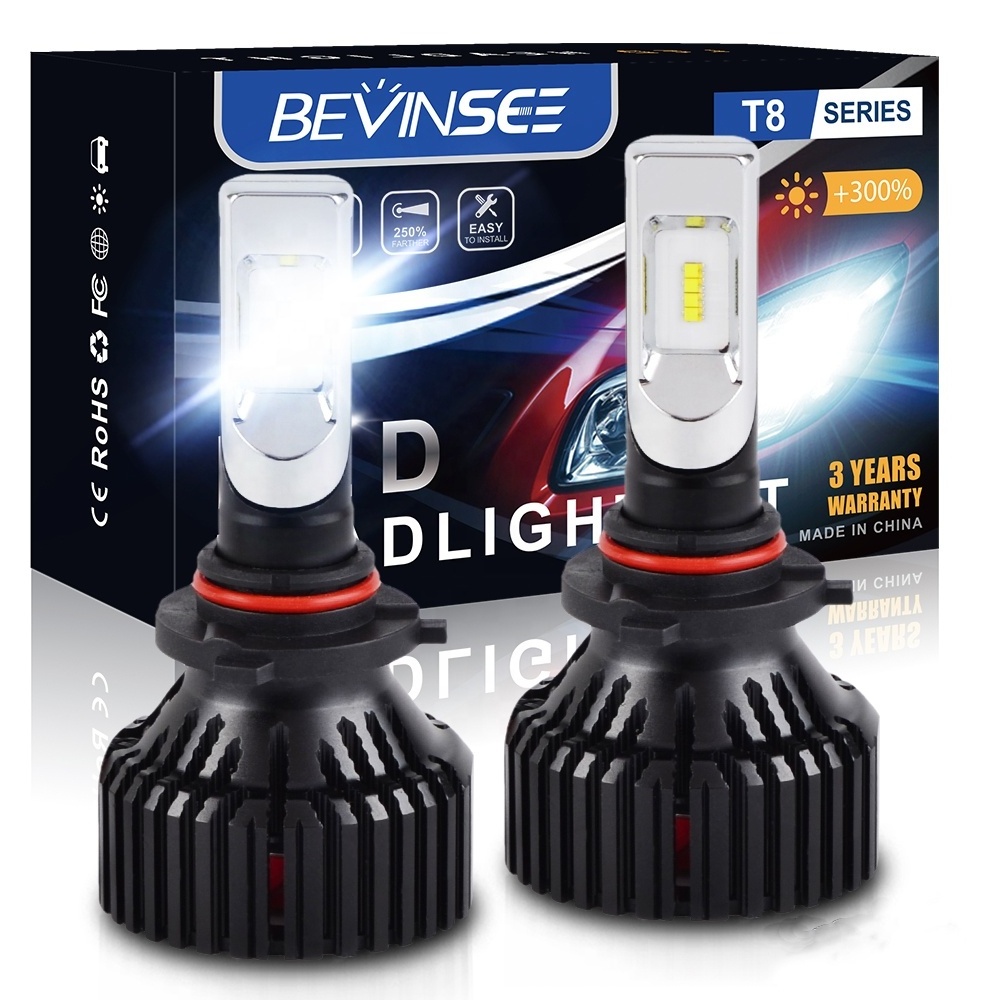 Bevinsee 60W 16000LM 6500K HB3 9005 High Beam LED Headlight Bulbs For Toyota Corolla 1993-1997 2003-2006 Matrix 2003-2007