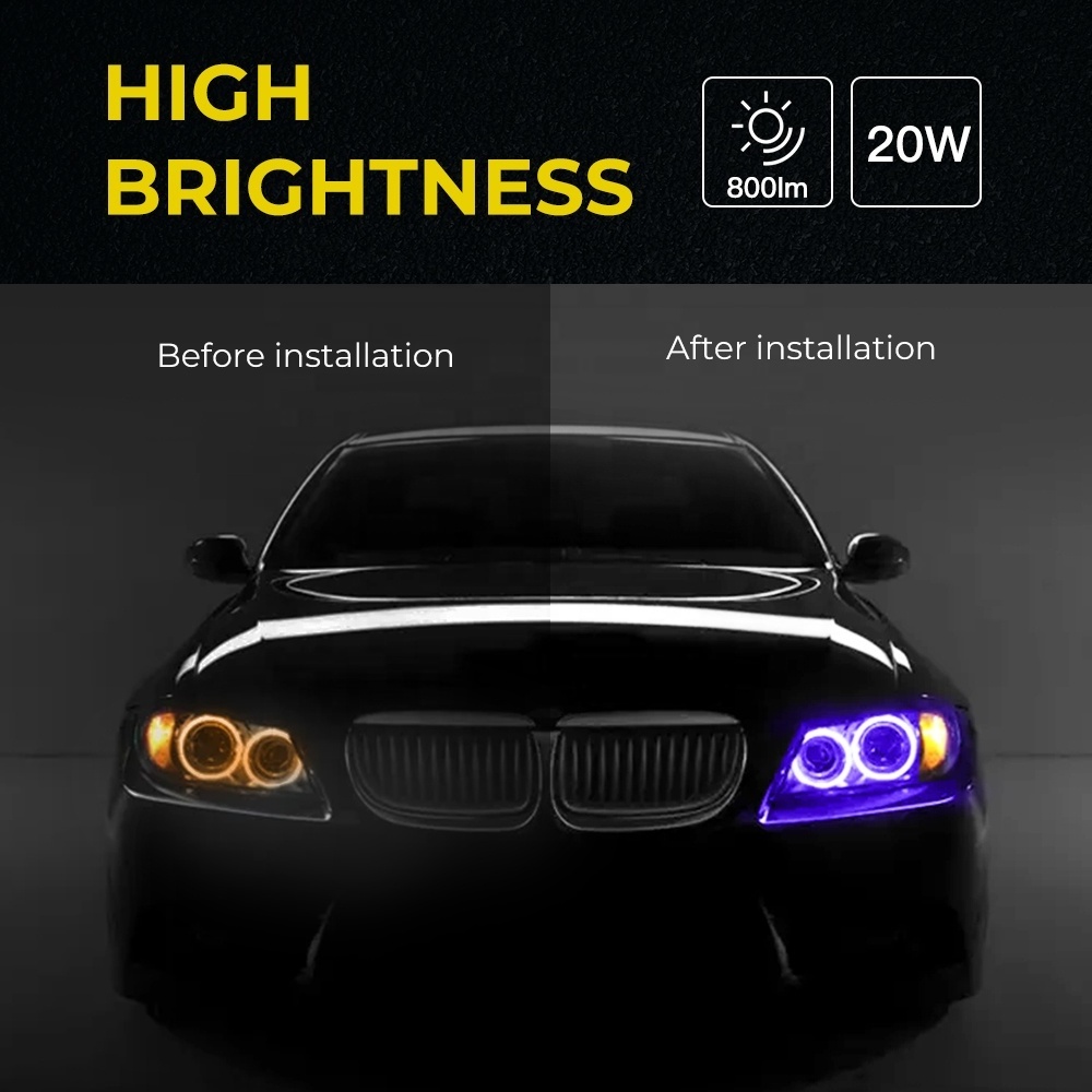 Bevinsee H8 Angel Eyes LED Marker Halo Ring Light Bulbs For BMW E70 X5 2007-2013 E90 E91 E92 E93 E60 E61 E71 E84