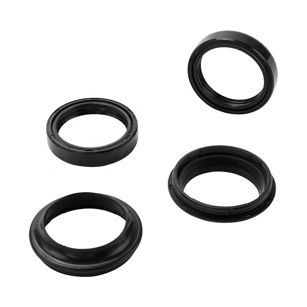 NiceCNC 4pcs Fork Oil Seal Dust Wiper Seals Kit Set for Honda CMX250C Rebel 1985-2013