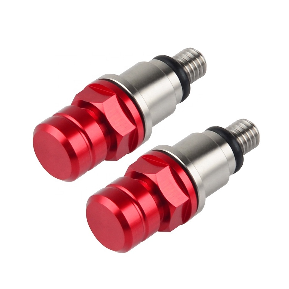 NiceCNC Dirt Bikes M5x0.8 Fork Air Bleeder Valves For Yamaha YZ450FX YZ250X 2016-2020 YZ250 YZ80/85 1993-2020