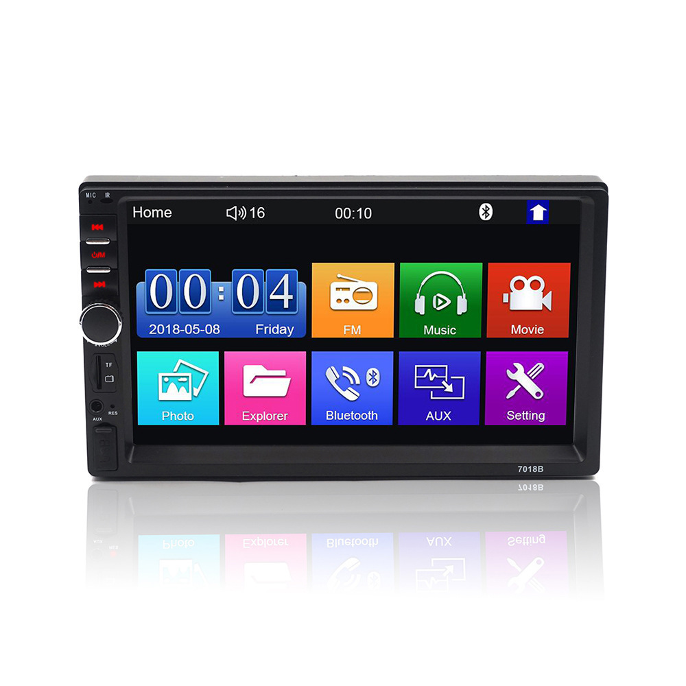 Hd reverse Navigation FM mobile phone Connected  7 inch  Android 2 din car usb radio MP5 player