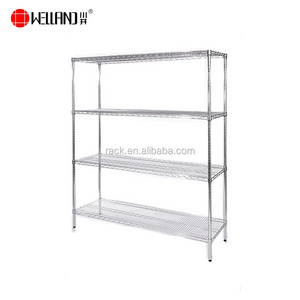 NSF 4 Shelves Unit Storage Equipment Kitchen Cold Room SS304 Stainless Steel Wire Shelving