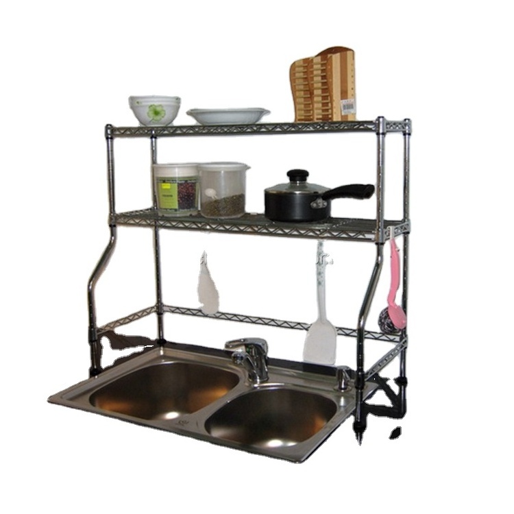 New Design of Over the Sink Shelf for Kitchen, NSF Approval