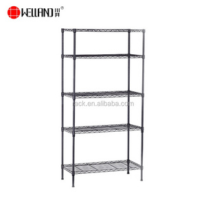 NSF Approval 5 Tiers Light Duty Metal Home Furniture Designed Storage Wire Shelf