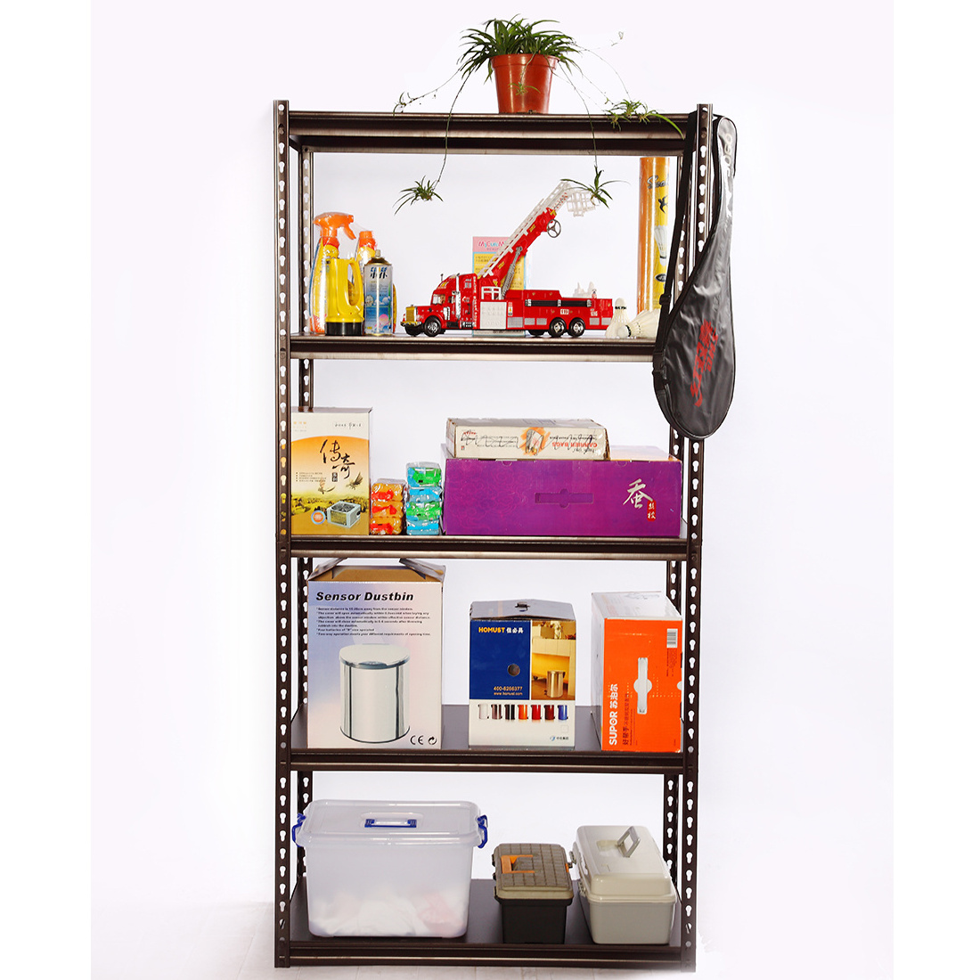 Supermarket Commercial Boltless Display Shelf and Store Floor Standing Display Stand racking warehouse garage boltless shelves