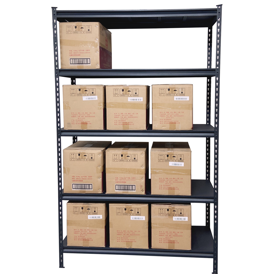 Supermarket Commercial Boltless Display Shelf and Store Floor Standing Display Stand racking warehouse garage boltless shelves