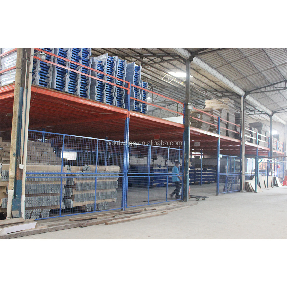 Warehouse racking industrial multi tier modular mezzanine platform warehouse mezzanines by design storage shelving