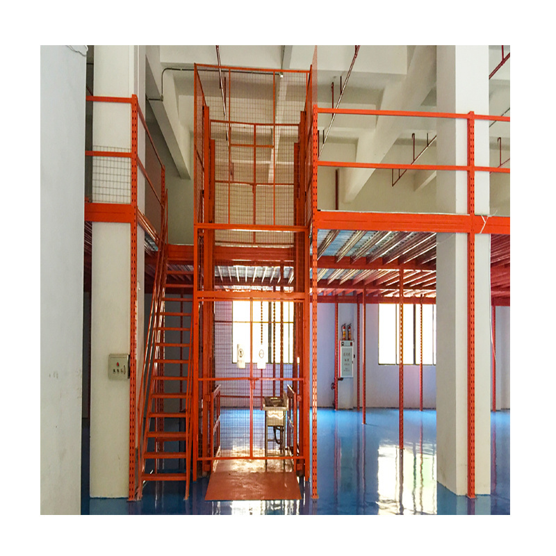 Customized Design Storage Industrial Attic Platform High Density Heavy Duty Warehouse Mezzanine Floor Racking Steel System