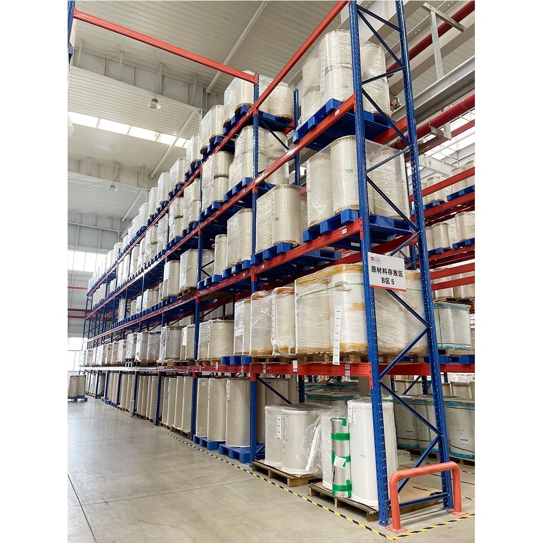 industrial shelves double deep shelving selective pallet racking system warehouse management very narrow aisle pallet racking