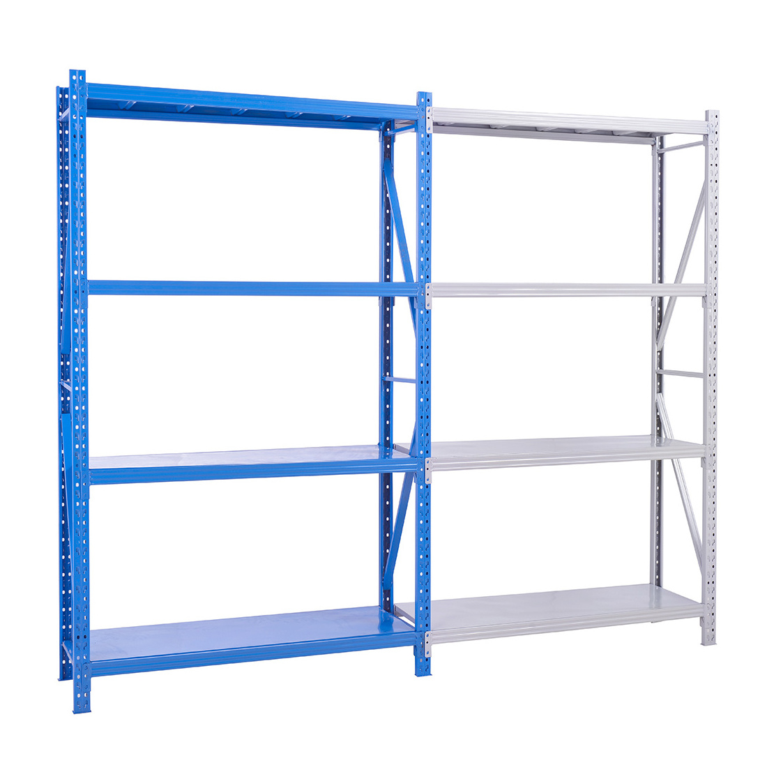 shelves for warehouse Lightweight Adjustable Power Coated Boltless light duty steel Shelving widespan rack system storage