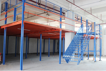 Warehouse racking industrial multi tier modular mezzanine platform warehouse mezzanines by design storage shelving