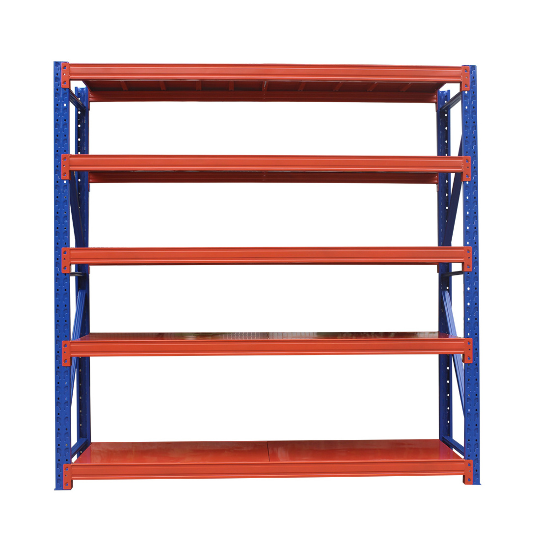 shelves for warehouse Lightweight Adjustable Power Coated Boltless light duty steel Shelving widespan rack system storage