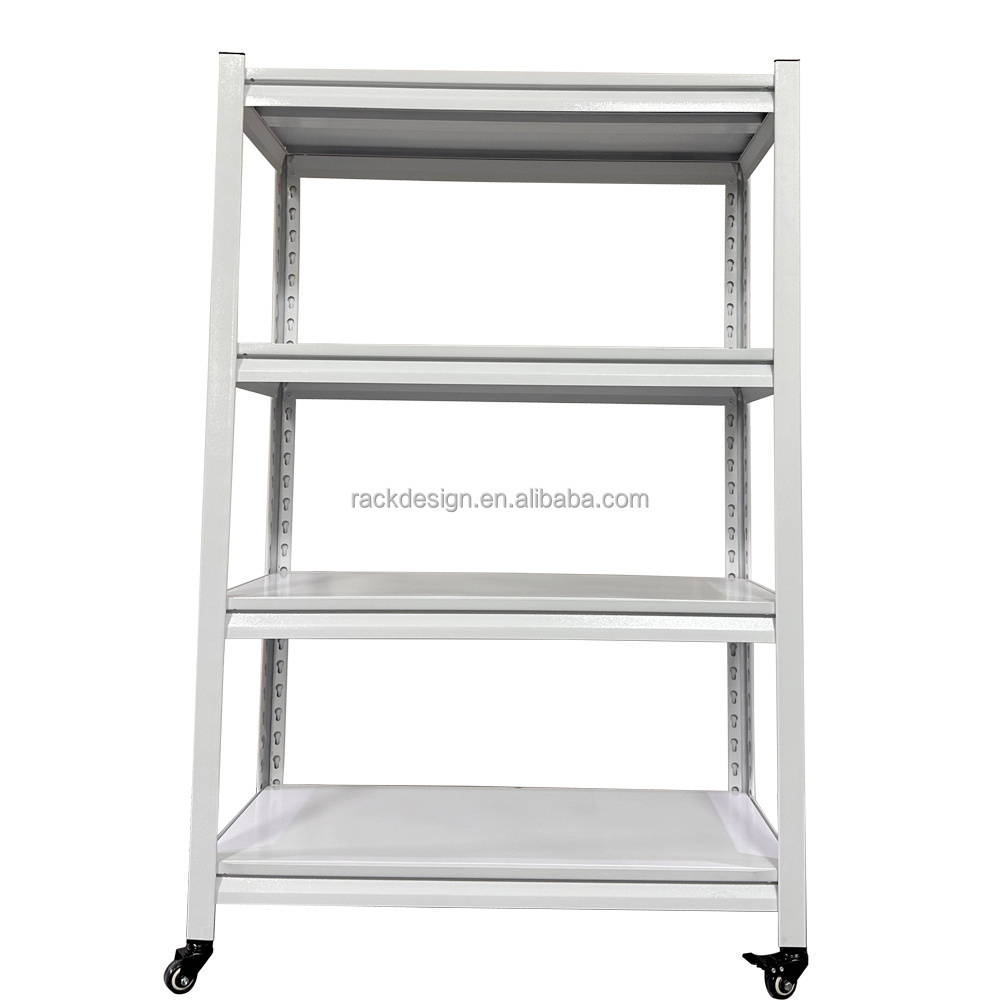 5 Layer Shelving Angle Rack Metal Angle Steel Post Light Duty Muscle Rivet Boltless Shelf metal slotted angle steel shelve