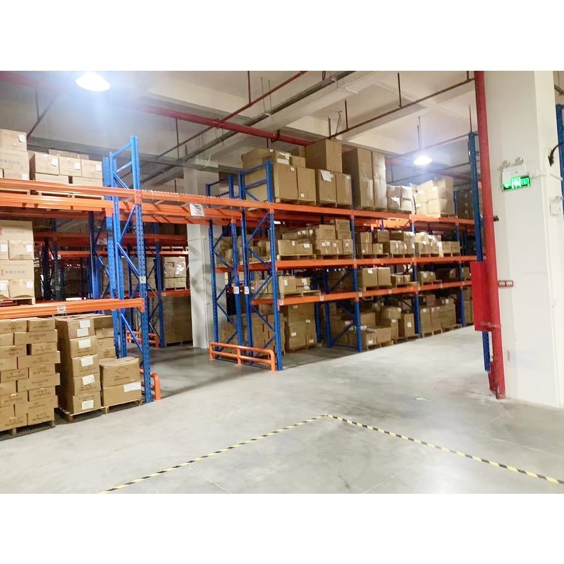 industrial shelves double deep shelving selective pallet racking system warehouse management very narrow aisle pallet racking