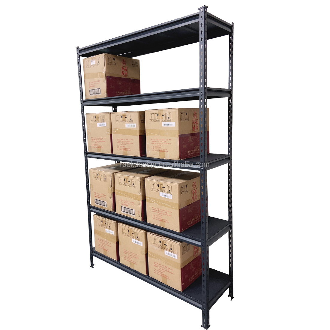 adjustable steel shelf storage rack Tool shelf racking galvanized bulk pantry boltless racks white steel boltless shelving