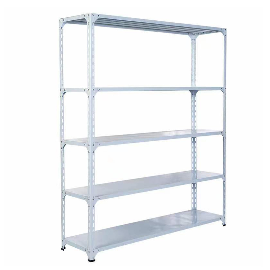 Black Storage Steel Rack Shelves Home Kitchen Boltless 5 Layer Steel Shelving Racks Metal Rack Angle Steel Shelf