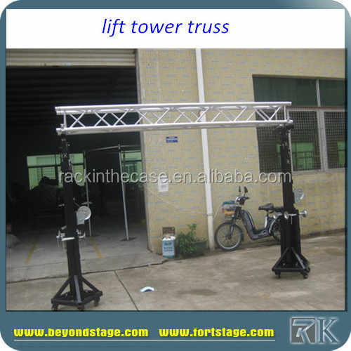 RK truss Tower Lift/Telescopic crank speaker stand display sale