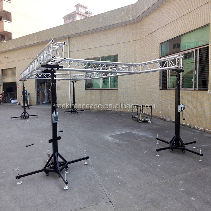 RK truss Tower Lift/Telescopic crank speaker stand display sale