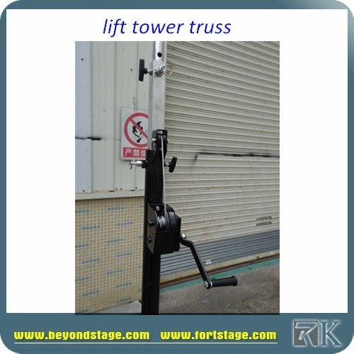 heavy loading 210kg crank stand line array truss lifting tower for events