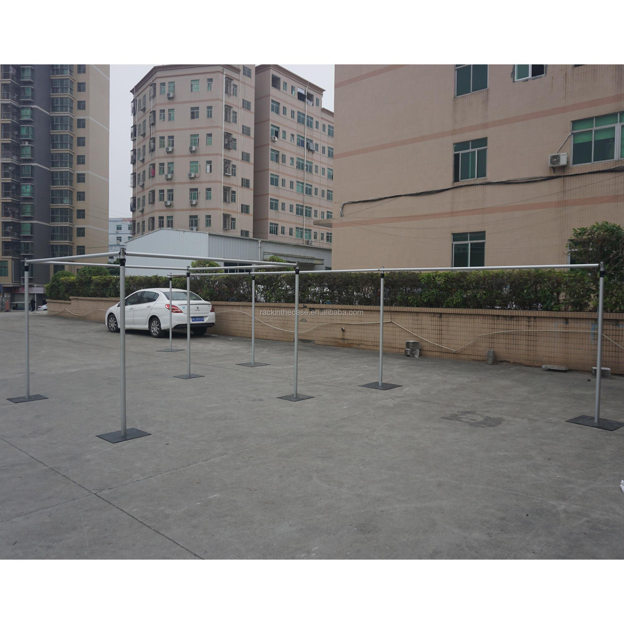 aluminum pipe stand for sale silver alloy in high quality fancy curtains and drapes wedding canopy church for sale