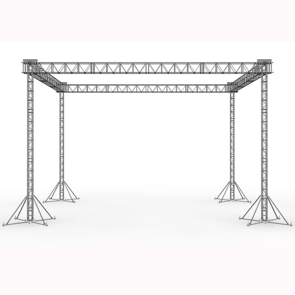 Lightweight aluminum truss line array speaker truss stand