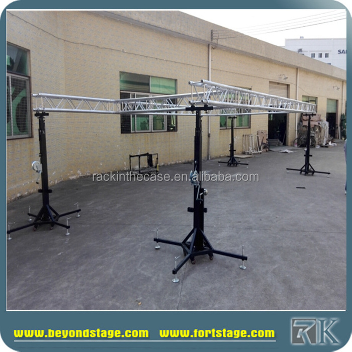 heavy loading 210kg crank stand line array truss lifting tower for events