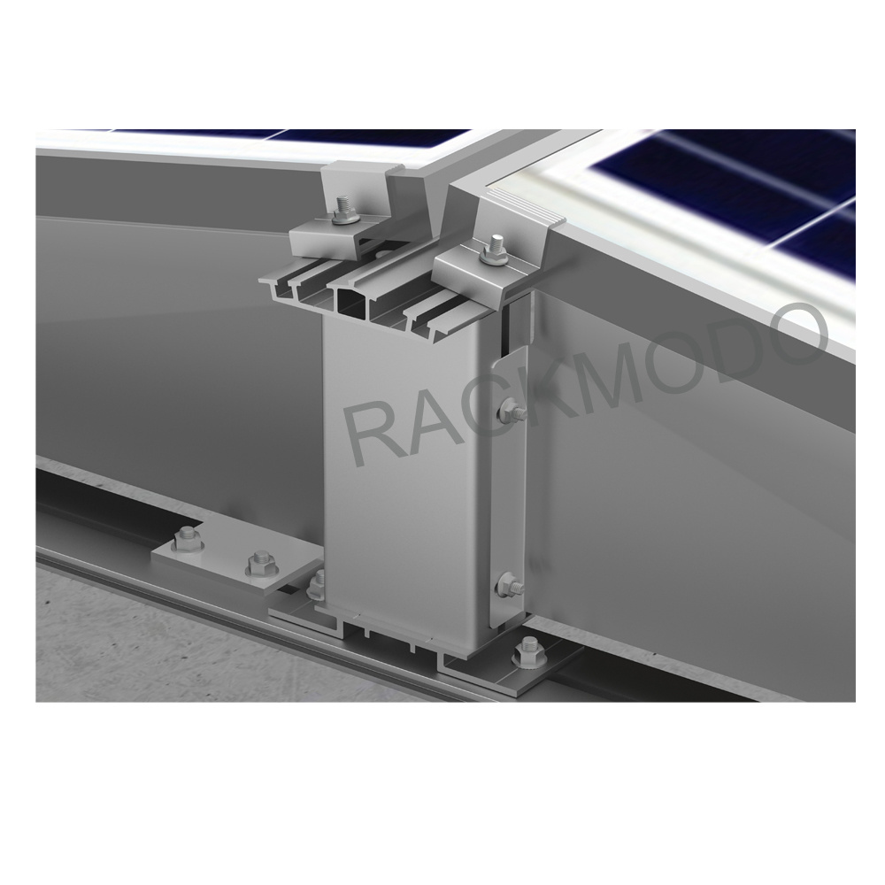 Solar Flat Roof Ballast Panel Mounting System Factory shipped Hot sale in Australia Aluminum Customized solutions Ground Bracket